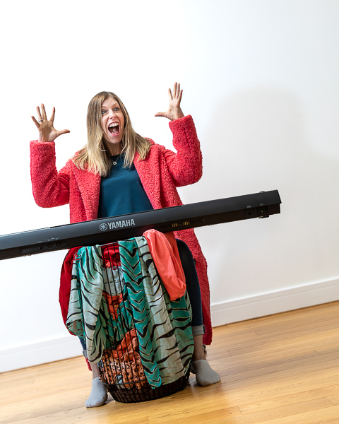 Bold and visually striking branding portrait created during branding photoshoot in Fleet, Hampshire.